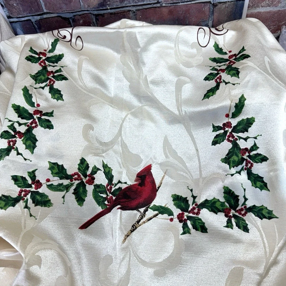 St Nicholas Square‎ Christmas Fabric Tablecloth Rectangular 97